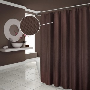 Dainty Home Hotel Collection Heavy Duty Waffle Weave Fabric Shower Curtain - 1 of 4