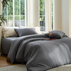 DOZ Bamboo Viscose Duvet Cover Set, Organically Grown Bamboo, Buttery Soft, Cooling, High GSM - 1 of 4