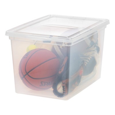 IRIS 6pk 68qt Clear Storage Box