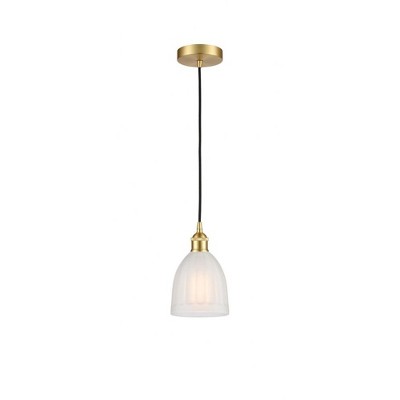 Brookfield - 1 Light Cord Hung Mini Pendant In Industrial Style-9.75 Inches Tall and 5.75 Inches Wide