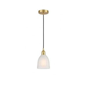 Brookfield - 1 Light Cord Hung Mini Pendant In Industrial Style-9.75 Inches Tall and 5.75 Inches Wide - 1 of 1