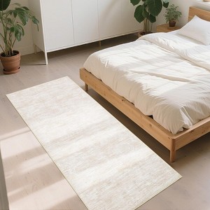 Coucheta Non-Slip Runner Rug,Machine Washable Low Pile Area Rug with Non-Shedding, for Hallway Kitchen Bathroom,Multi-Color & Size - 1 of 4