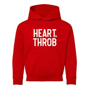 The Juniper Shop Heart Throb Small Heart Puff Print Youth Graphic Hoodie - 1 of 3
