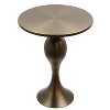 NicBex Metal Accent Table Oil Rubbed Bronze Finish, Contemporary Side Table for Living Room, Entryway - 2 of 4