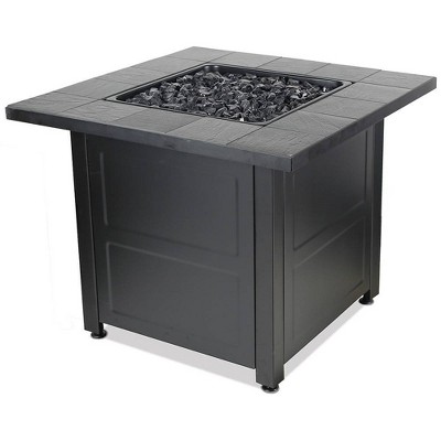 Gas Outdoor Fire Table with Stamped Design - Endless Summer