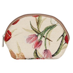Signare USA Tulip White Cosmetic Make Up Bag - 1 of 1