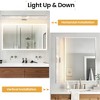KAISITE 24in Modern LED Vanity Light with Frosted Acrylic Shade - 3 of 4