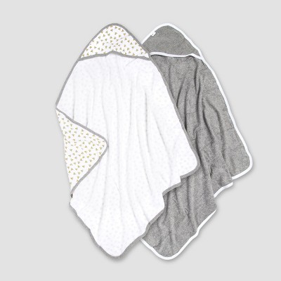 Burt's Bees Baby® Hooded Bath Towel - White