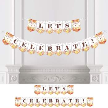 Big Dot of Happiness Fall Foliage - Autumn Leaves Party Bunting Banner - Party Decorations - Let's Celebrate