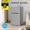 ZAFRO 3.1 Cu.Ft Mini Fridge with Freezer - 2-Door Compact Refrigerator with Adjustable Glass Shelves for Bedroom, Dorm, Office, Apartment - 4 of 4