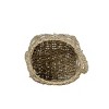 6.75 Inch Basket White Seagrass & Rope by Foreside Home & Garden - 4 of 4