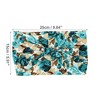 Unique Bargains Women's Printed Wide-side Knotted Headwrap Blue Pink Brown Green 4 Pcs - 3 of 4