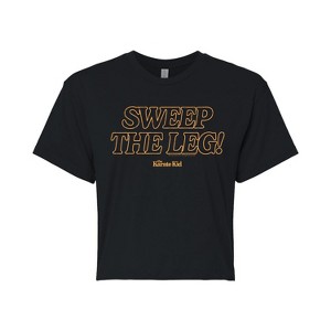 Women's - The Karate Kid - Sweep The Leg Cropped Graphic T-Shirt - 1 of 4