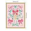 Kate & Laurel All Things Decor Sylvie Framed Canvas Christmas Bows by Rachel Lee - 2 of 4