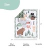 The Peanutshell Woodland Camo Crib Bedding Set and Stuffie Plush Toy - 4 Piece Set - 3 of 4