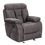 Bogata Upholstered Glider Chair Mushroom - Steve Silver Co.