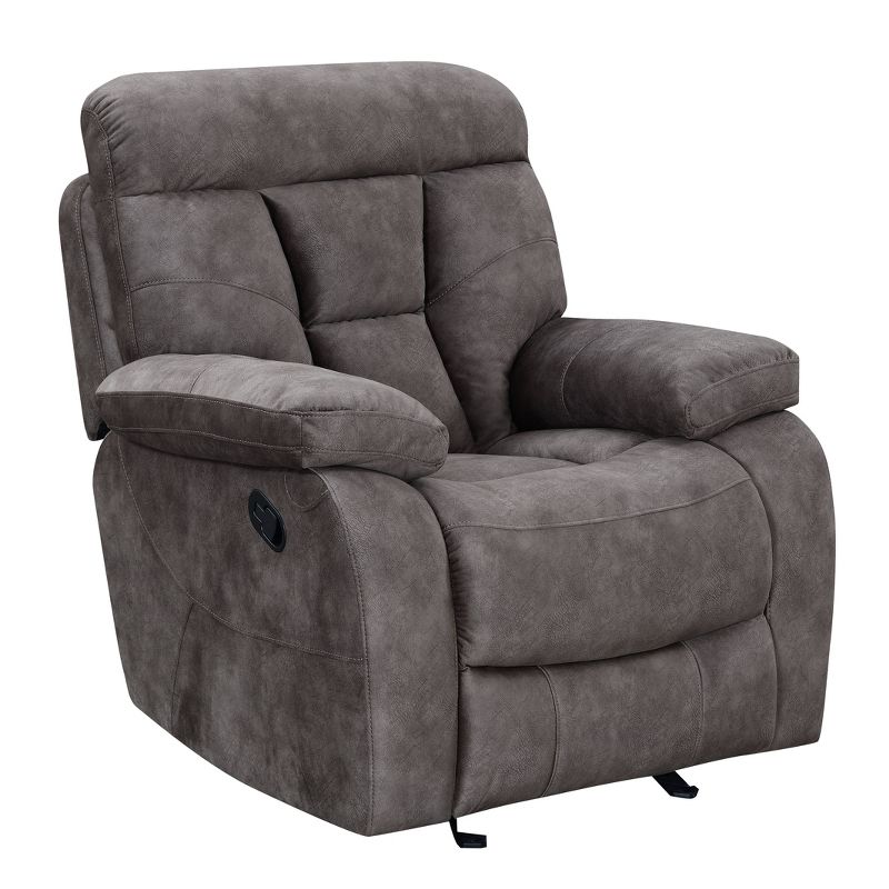 Bogata Upholstered Glider Chair Mushroom - Steve Silver Co., 1 of 8