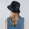 Anna-Kaci Summer Fisherman Hat Outdoor Travel Tie Dye Bucket Hat with Wide Brim Casual Sun Protection - 3 of 4