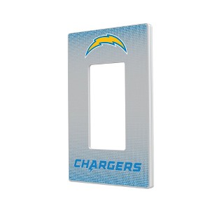 NFL AFC Teams Linen Hidden-Screw Light Switch Plate for Single Rocker - 1 of 4