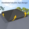 12 x 12ft Pop-up Gazebo, Double Roof Outdoor Canopy Tent with Mosquito Netting - 4 of 4