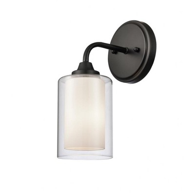 Innovations Lighting Fairbank 1 - Light Vanity in  Matte Black