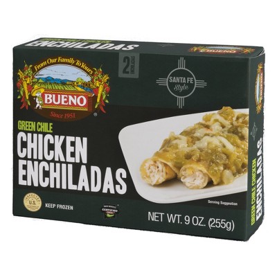 Bueno Green Chile Chicken Frozen Enchiladas - 9oz