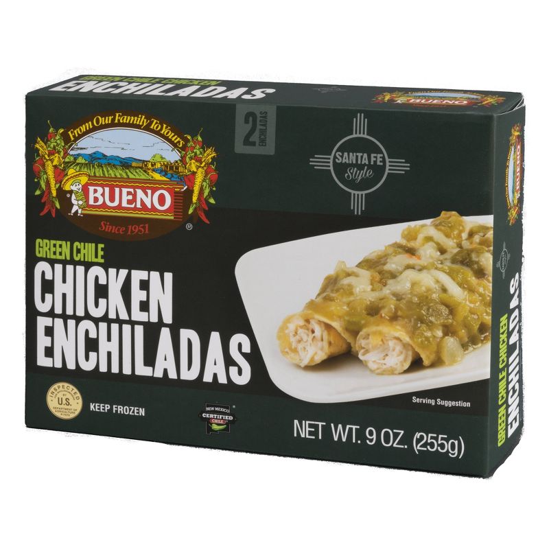 Bueno Green Chile Chicken Frozen Enchiladas - 9oz, 1 of 4