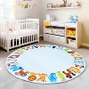 Kids ABC Educational Area Rugs For Kids Boys Girls Kindergarten Decorative Soft Crawling Floor Mats Children's Bedside Rugs - 4 of 4