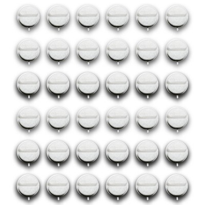 NISPIRA Triple Filtration Charcoal Water Filter for 84oz/2.5L Nugget Dog & Cat Water Fountain Dispenser, 36 Packs