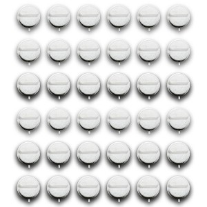 NISPIRA Triple Filtration Charcoal Water Filter for 84oz/2.5L Nugget Dog & Cat Water Fountain Dispenser, 36 Packs - 1 of 4