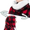 PAVILIA Wearable Blanket Hoodie Women Men, Oversized Sweatshirt Hooded Sweater, Fleece Soft Cozy Warm Plush Gift Ideas - 2 of 4