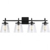 Capital Lighting 4 - Light Vanity in  Matte Black - 2 of 2