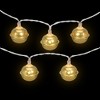 Northlight 10-Count Gold LED Christmas Bells Fairy Lights 5.5ft Clear Wire - 3 of 4