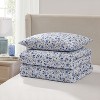 Nestl Modern Comforter, 3pc Floral Comforter Set, Floral Bedding Set - 3 of 4
