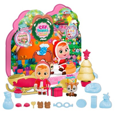 Cry Babies Magic Tears Claus' Advent Calendar With 24 Surprises : Target