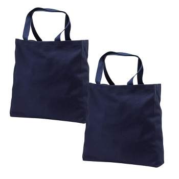 Port Authority Ideal Twill Convention Tote Bag (2 Pack) Durable, Reusable eco-friendly
