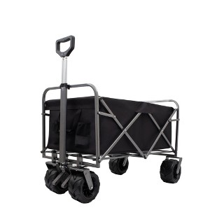 JUJABU Foldable Outdoor Cart with Large Wheels for Beach, Garden, Park, and Camping - 1 of 4