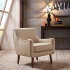 NicBex Polyester Fabric Accent Chair,Upholstered Living Room Chairs with High Backrest,Mid-Century Arm Chair,Accent Chairs for Living Room - 2 of 4