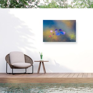 Trademark Fine Art - Bernardine De Laat Water Life Matted Framed Art - 1 of 4