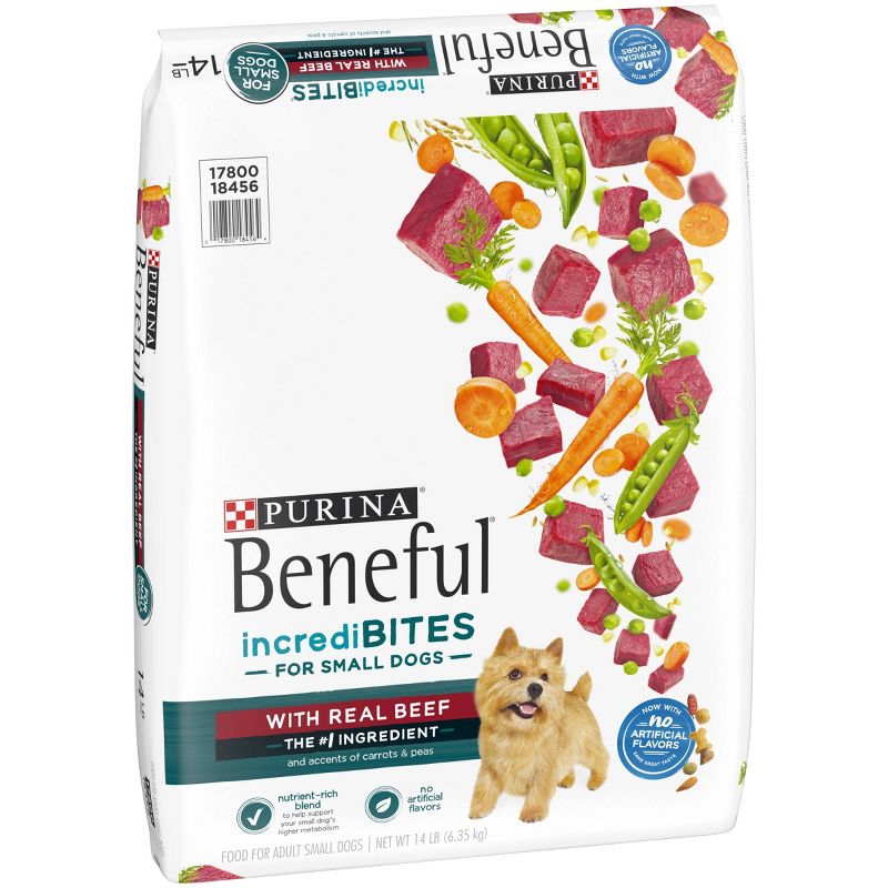 Purina Beneful IncrediBites with Real Beef Small Dog Adult Dry Dog Food, 4 of 7