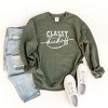 Simply Sage Market Women's Graphic Sweatshirt Classy Until Kickoff - 2 of 2