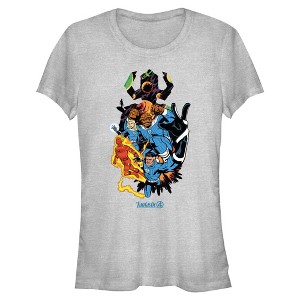 Juniors The Fantastic Four: First Steps Team vs Galactus T Shirt - 1 of 2