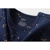 Owlivia Organic Cotton Toddler Short Sleeve Pajama Sets, Baby Summer 2Pc Sleepwear - Starry Sky - 2 of 3