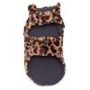The Worthy Dog Leopard Faux Fur Adjustable Dog Coat - 3 of 3