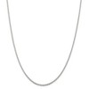 Black Bow Jewelry 2.25mm Sterling Silver Classic Solid Cable Chain Necklace - image 2 of 4