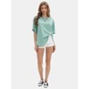 EXLURA Womens Summer Oversized T Shirts Crewneck Loose Workout Short Sleeve Blouse Tops 2025 Y2K Casual Athletic Basic Tee - 3 of 4