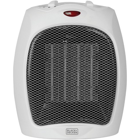 Black+decker 4-settings 1,500-watt-max Desktop Ceramic Heater (white) :  Target