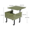 YIYIBYUS Lift Top End Table, Modern side Table for Living Room - 3 of 4