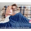 Tirrinia Fleece Wearable Blanket Super Soft Comfy Plush Fleece  for Women Men Throw Wrap Cover Indoors or Outdoors , 55''x 80'' - 2 of 4