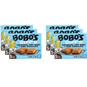 Bobos Dipp'd Original Oat Bar - Case of 6 - 5 oz - 1 of 2